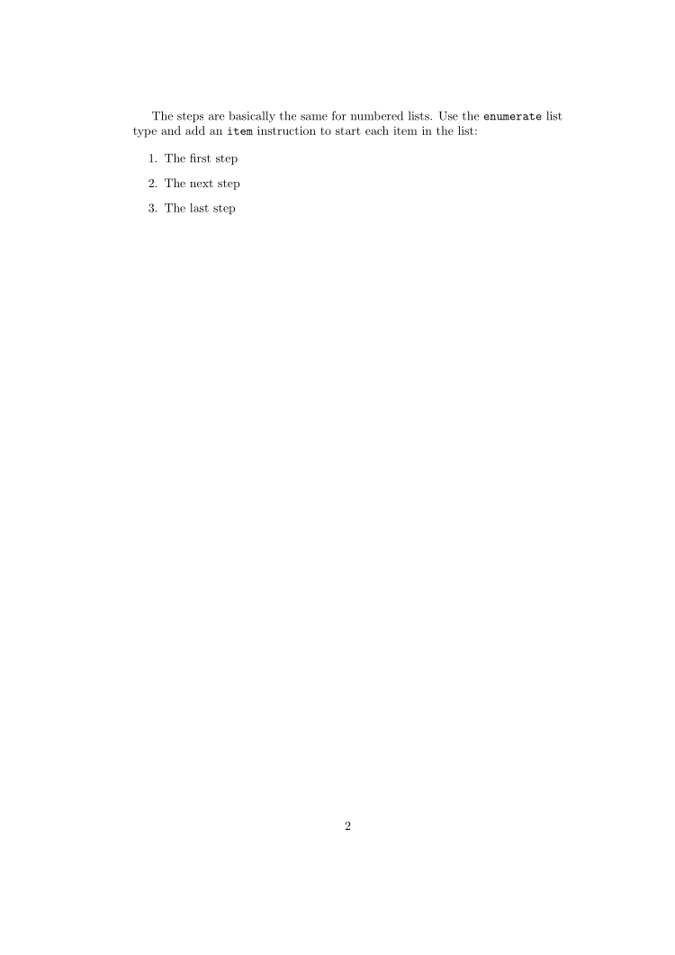 LaTeX sample output, page 2