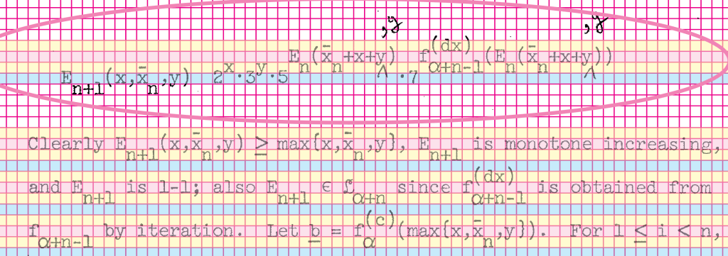 scan from the DMR thesis showing fine control over equation formatting