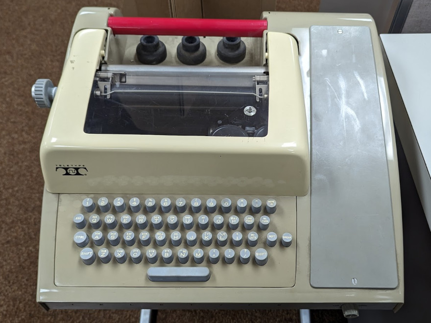 Teletype Model 33 terminal