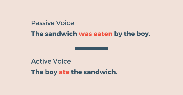 examples of passive and active voice